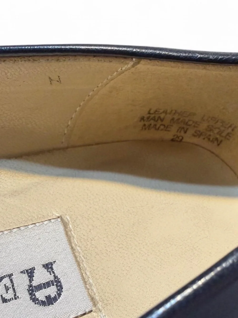 Etienne Aigner Navy Leather Classic Women's Heels Size 8N